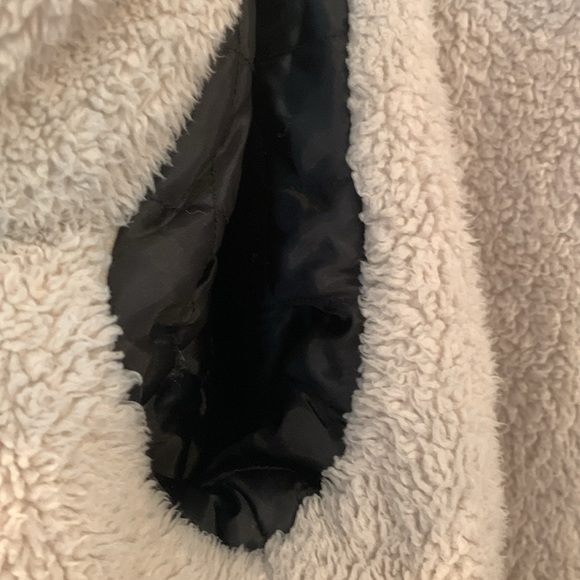 Coleman Thick Sherpa Fleece Lined Khaki Twill Cotton Utility Jacket Men’s Medium - Picture 9 of 10